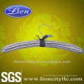 LEC-S5028 custom logo printed satin hanger clothes